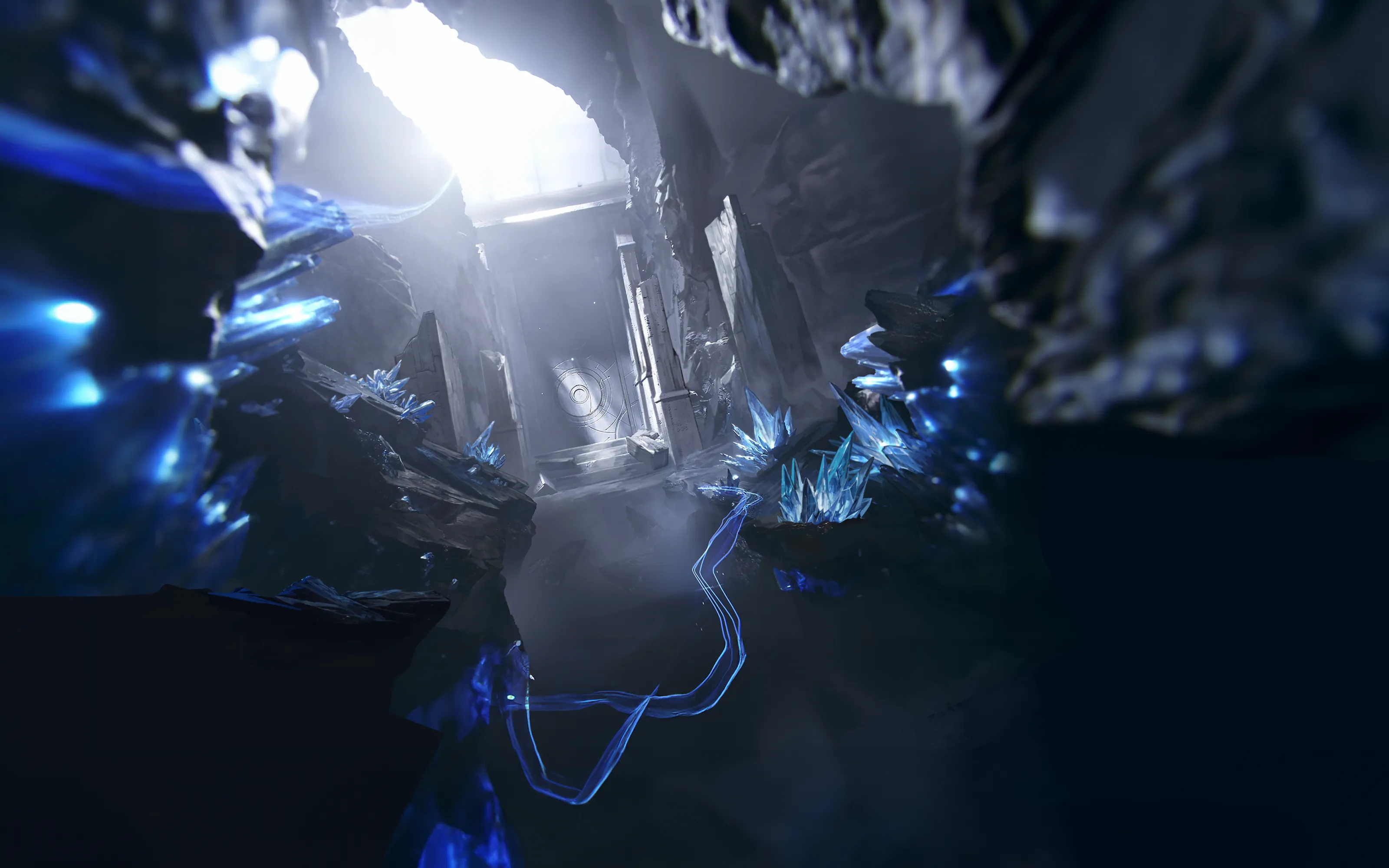An atmospheric portal from the original template artwork